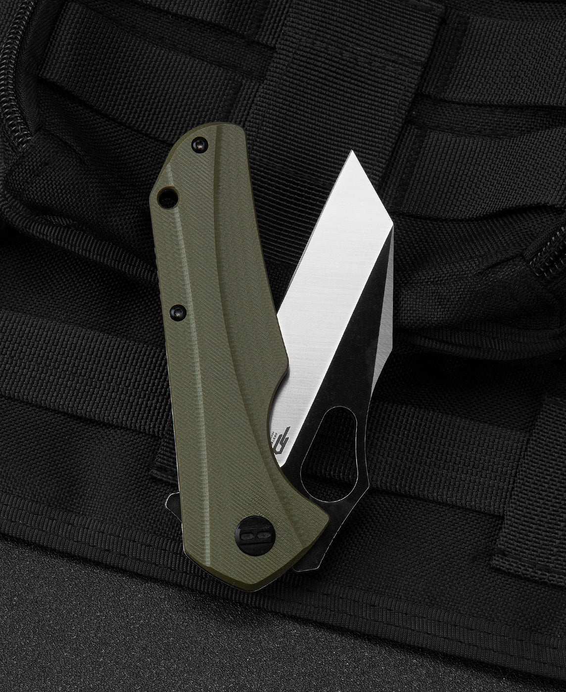 BESTECH OPERATOR Green G10 Handle: 3.47
