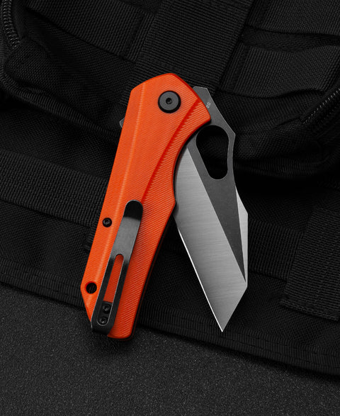 BESTECH OPERATOR Orange G10 Handle: 3.47" D2 Blade BG36D