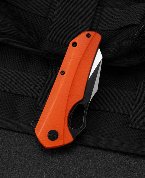 BESTECH OPERATOR Orange G10 Handle: 3.47" D2 Blade BG36D