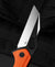 BESTECH OPERATOR Orange G10 Handle: 3.47" D2 Blade BG36D