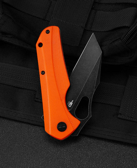 BESTECH OPERATOR Orange G10 Handle: 3.47" D2 Blade BG36E