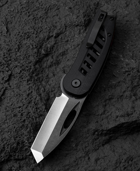 BESTECH EXPLORER Black G10 Handle: 2.87" D2 Blade BG37A