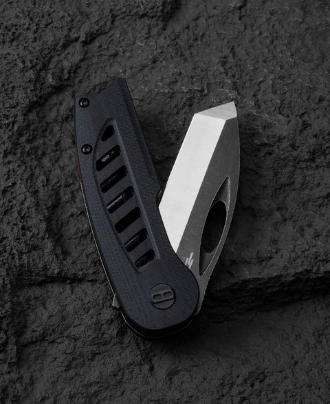 BESTECH EXPLORER Black G10 Handle: 2.87" D2 Blade BG37A