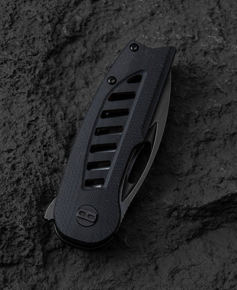 BESTECH EXPLORER Black G10 Handle: 2.87" D2 Blade BG37A