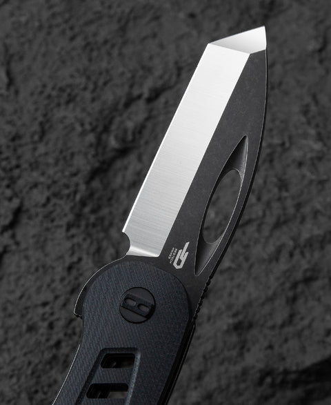 BESTECH EXPLORER Black G10 Handle: 2.87" D2 Blade BG37A