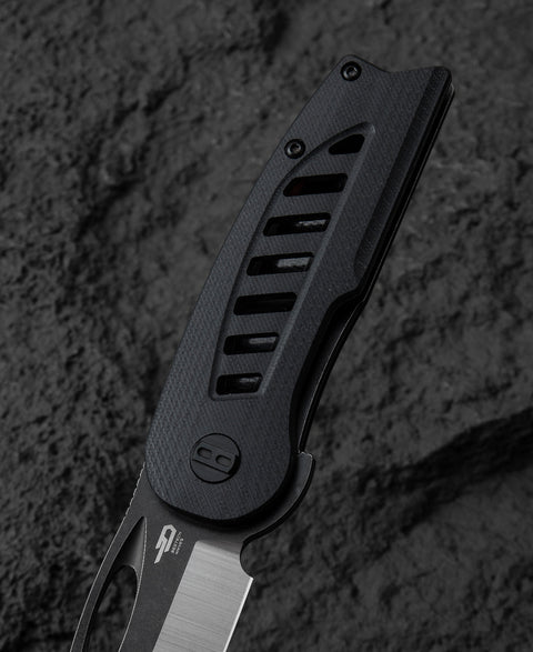 BESTECH EXPLORER Black G10 Handle: 2.87" D2 Blade BG37A