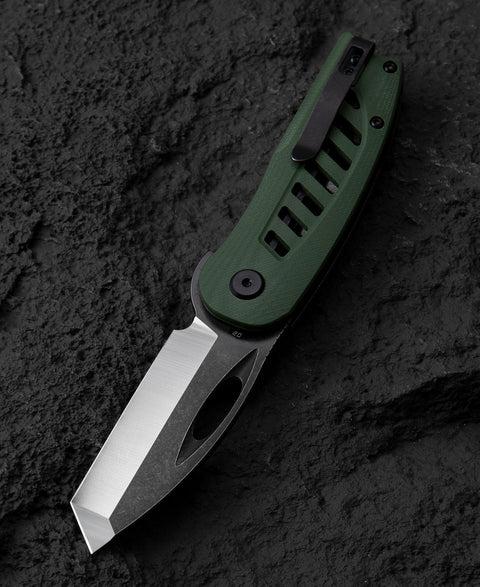 BESTECH EXPLORER Green G10 Handle: 2.87" D2 Blade BG37B