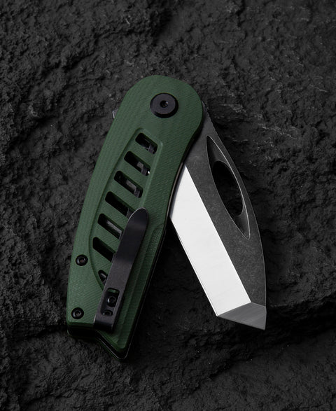 BESTECH EXPLORER Green G10 Handle: 2.87" D2 Blade BG37B