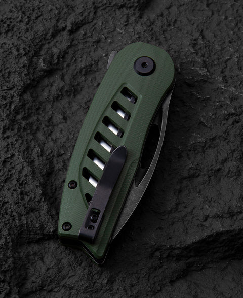 BESTECH EXPLORER Green G10 Handle: 2.87" D2 Blade BG37B