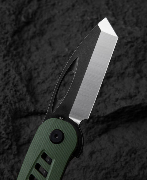 BESTECH EXPLORER Green G10 Handle: 2.87" D2 Blade BG37B