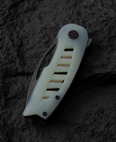 BESTECH EXPLORER Transparent G10 Handle: 2.87" D2 Blade BG37C