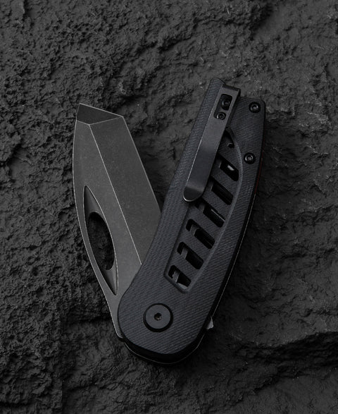 BESTECH EXPLORER Black G10 Handle: 2.87" D2 Blade BG37D