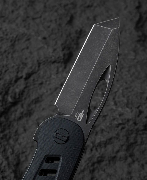 BESTECH EXPLORER Black G10 Handle: 2.87" D2 Blade BG37D