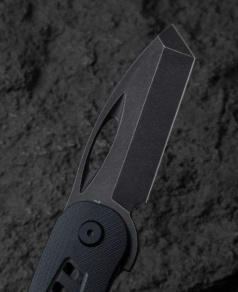 BESTECH EXPLORER Black G10 Handle: 2.87" D2 Blade BG37D