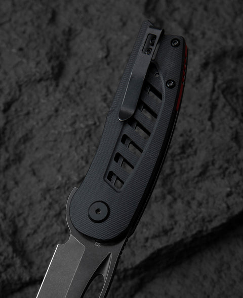 BESTECH EXPLORER Black G10 Handle: 2.87" D2 Blade BG37D