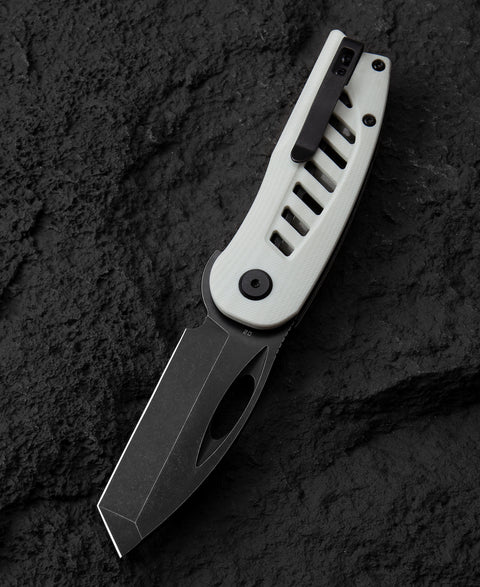 BESTECH EXPLORER White G10 Handle: 2.87" D2 Blade BG37E