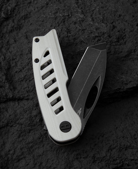 BESTECH EXPLORER White G10 Handle: 2.87" D2 Blade BG37E
