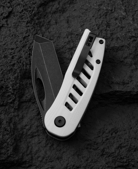 BESTECH EXPLORER White G10 Handle: 2.87" D2 Blade BG37E