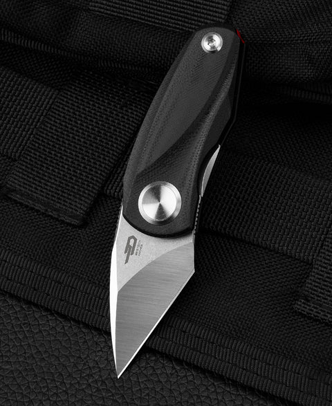 BESTECH TULIP Black G10 Handle: 1.34" 14C28N Blade BG38A