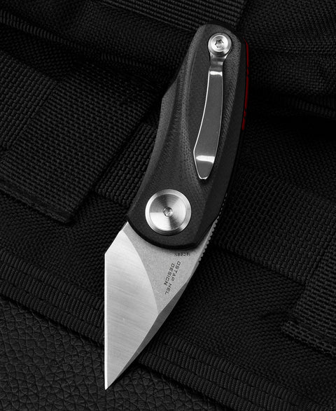 BESTECH TULIP Black G10 Handle: 1.34" 14C28N Blade BG38A