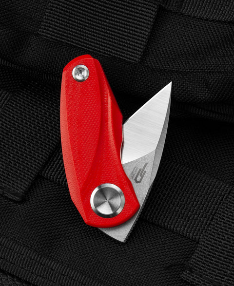 BESTECH TULIP Red G10 Handle: 1.34" 14C28N Blade BG38B