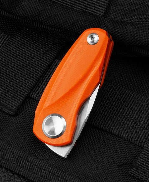 BESTECH TULIP Orange G10 Handle: 1.34" 14C28N Blade BG38C