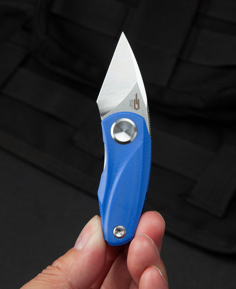BESTECH TULIP Blue G10 Handle: 1.34" 14C28N Blade BG38D