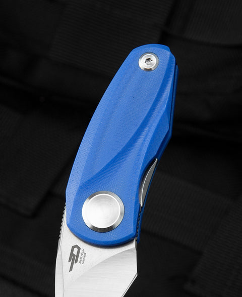 BESTECH TULIP Blue G10 Handle: 1.34" 14C28N Blade BG38D