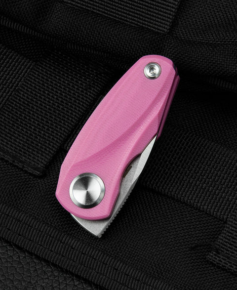 BESTECH TULIP Pink G10 Handle: 1.34" 14C28N Blade BG38E