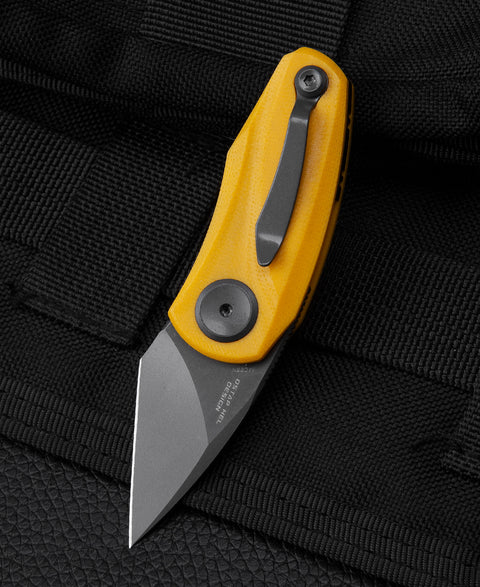 BESTECH TULIP Yellow G10 Handle: 1.34" 14C28N Blade BG38F
