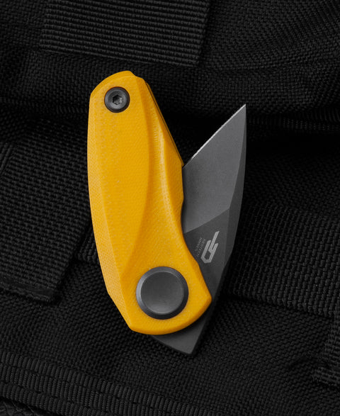 BESTECH TULIP Yellow G10 Handle: 1.34" 14C28N Blade BG38F