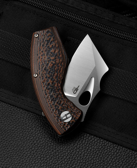 BESTECH LIZARD Black+Orange G10 Handle: 2.4" D2 Blade BG39A