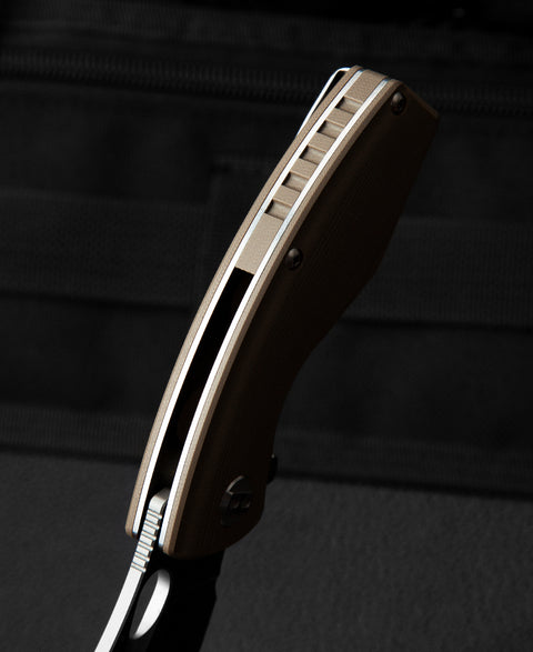 BESTECH LIZARD Beige G10 Handle: 2.4" D2 Blade BG39C