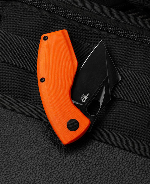 BESTECH LIZARD Orange G10 Handle: 2.4" D2 Blade BG39D