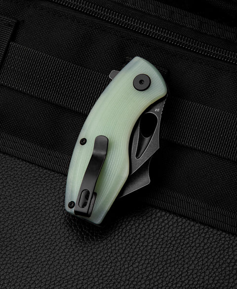 BESTECH LIZARD Transparent G10 Handle: 2.4" D2 Blade BG39E