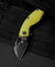 BESTECH LIZARD Lime Green G10 Handle: 2.4" D2 Blade BG39F