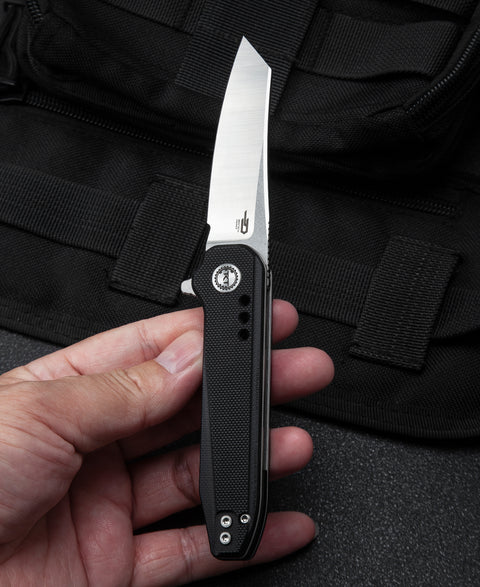 BESTECH SYNTAX Black G10 Handle: 2.84" 14C28N Blade BG40A