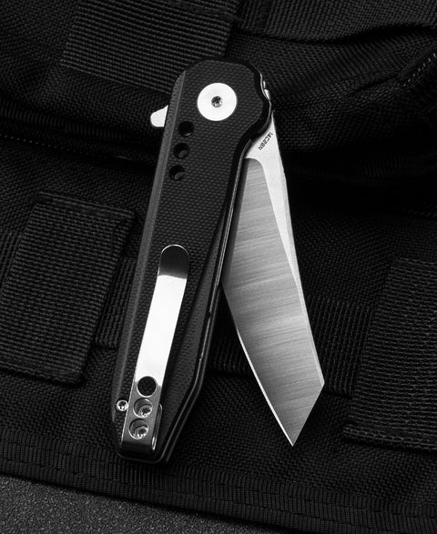 BESTECH SYNTAX Black G10 Handle: 2.84" 14C28N Blade BG40A