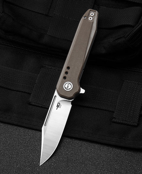 BESTECH SYNTAX Beige G10 Handle: 2.84" 154CM Blade BG41B