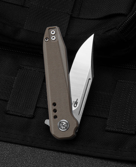 BESTECH SYNTAX Beige G10 Handle: 2.84" 154CM Blade BG41B