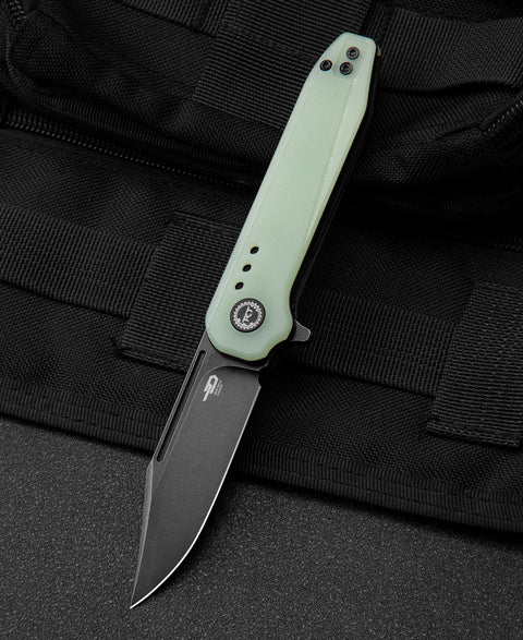 BESTECH SYNTAX Transparent G10 Handle: 2.84" 154CM Blade BG41C