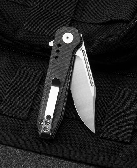 BESTECH SYNTAX Black Micarta Handle: 2.84" 154CM Blade BG41D
