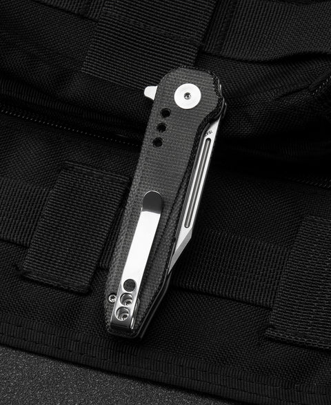 BESTECH SYNTAX Black Micarta Handle: 2.84" 154CM Blade BG41D