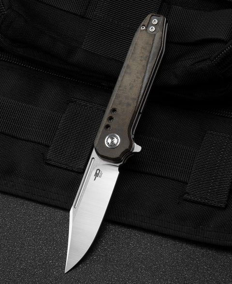 BESTECH SYNTAX Green Micarta Handle: 2.84" 154CM Blade BG41E