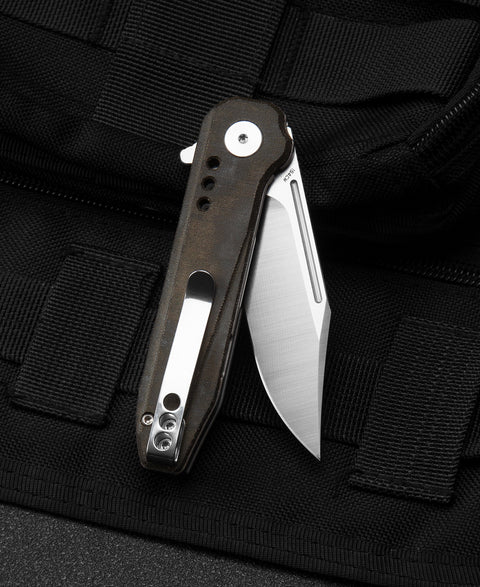BESTECH SYNTAX Green Micarta Handle: 2.84" 154CM Blade BG41E