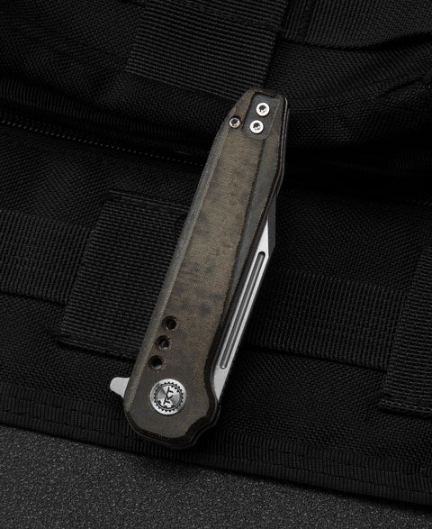 BESTECH SYNTAX Green Micarta Handle: 2.84" 154CM Blade BG41E
