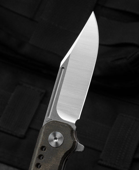 BESTECH SYNTAX Green Micarta Handle: 2.84" 154CM Blade BG41E