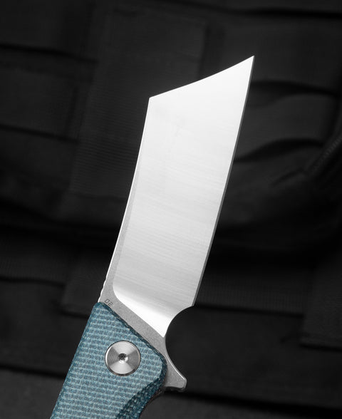 BESTECH CUBIS Micarta Handle: 3.15" D2 Blade BG42C