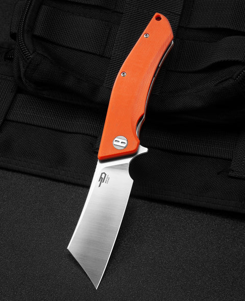 BESTECH CUBIS G10 Handle: 3.15" D2 Blade BG42D