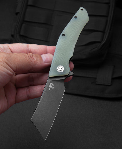 BESTECH CUBIS G10 Handle: 3.15" D2 Blade BG42E